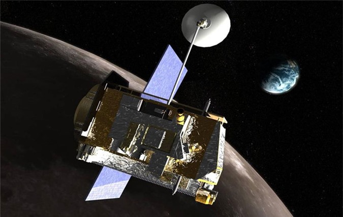 Tàu Lunar Reconnaissance Orbiter (LRO) của NASA.Tàu Lunar Reconnaissance Orbiter (LRO) của NASA.