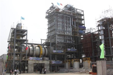 Nhà máy xử lý chất thải công nghiệp phát điện tại Khu liên hiệp Xử lý chất thải Nam Sơn (Hà Nội) sử dụng công nghệ tiên tiến của Nhật Bản. Ảnh: Báo Xây dựng