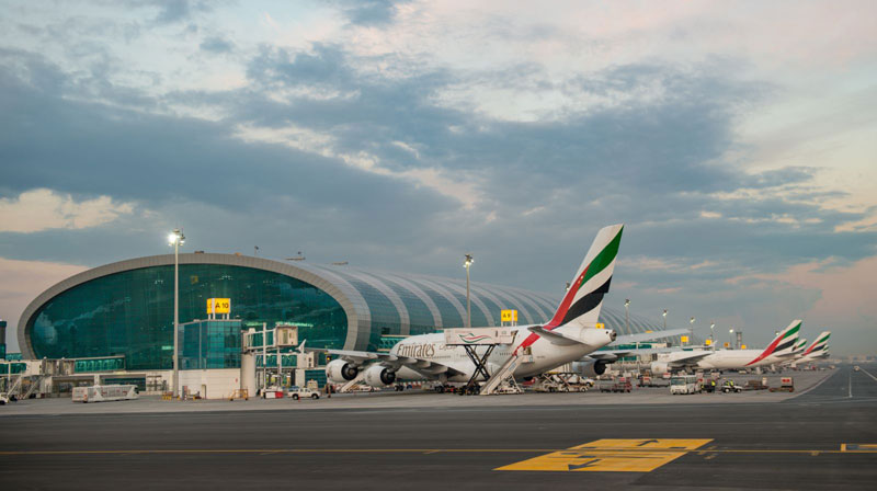 3. Sân bay Quốc tế Dubai (Các Tiểu vương quốc Ả Rập Thống nhất) - số hành khách: 78 triệu/năm.