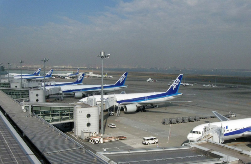 5. Sân bay quốc tế Tokyo (Nhật Bản) - số hành khách: 75 triệu/năm.