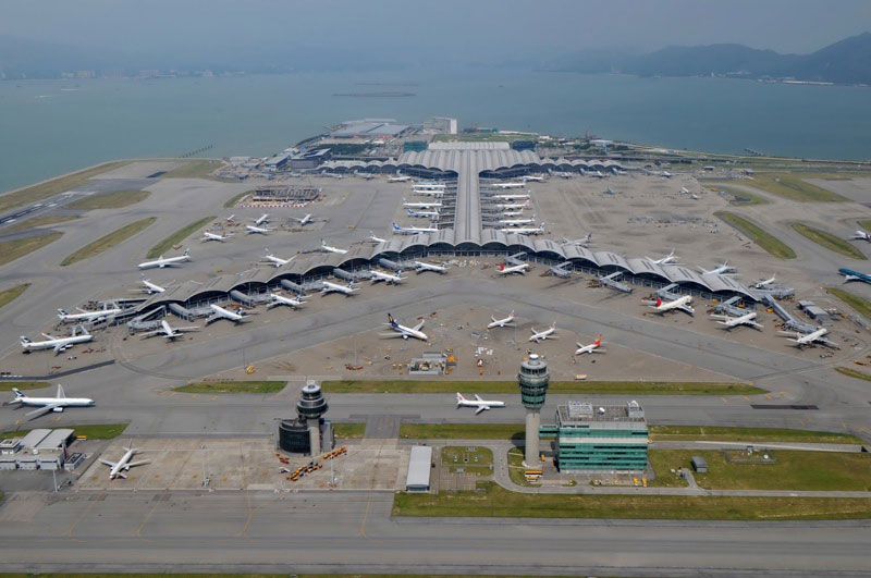 8. Sân bay quốc tế Hồng Kông (Trung Quốc) - số hành khách: 68 triệu/năm.
