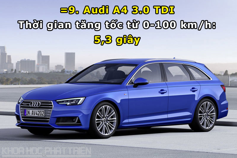 =9. Audi A4 3.0 TDI.