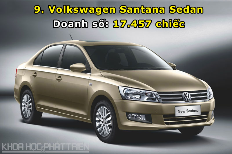 9. Volkswagen Santana Sedan.