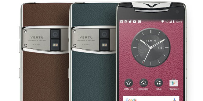 Vertu Constellation 2017, dòng điện thoại duy nhất ra mắt trong 18 tháng thuộc sở hữu của Godin Holdings - Ảnh: Europe1