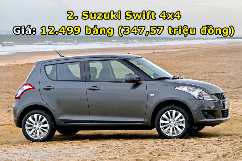 2. Suzuki Swift 4x4.
