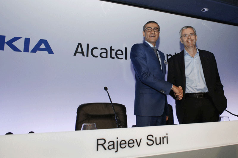 Nokia đã mua lại Alcatel-Lucent.