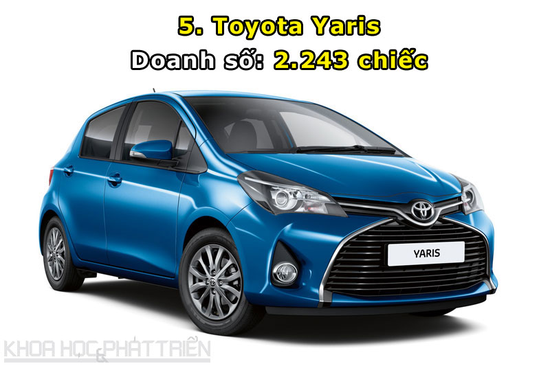 5. Toyota Yaris.