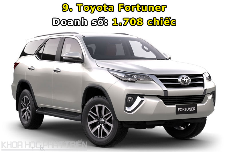 9. Toyota Fortuner.