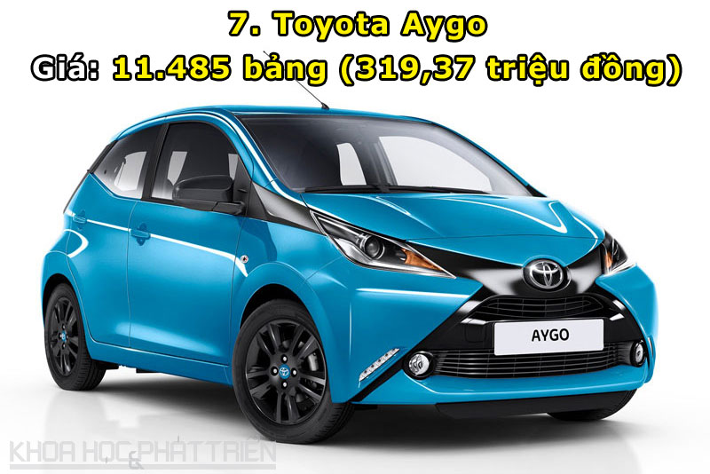 7. Toyota Aygo. 