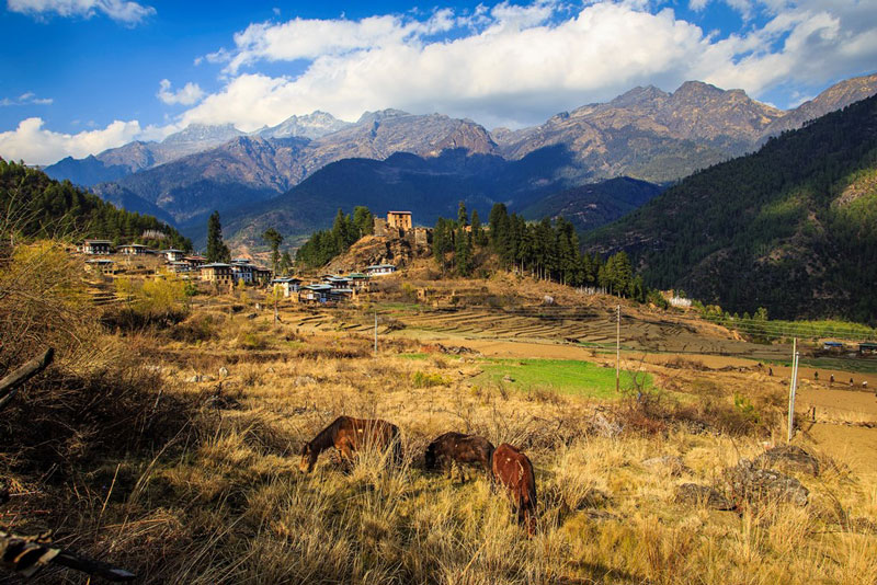 Bhutan là quốc gia nội lục tại miền Đông Dãy Himalaya thuộc Nam Á. 