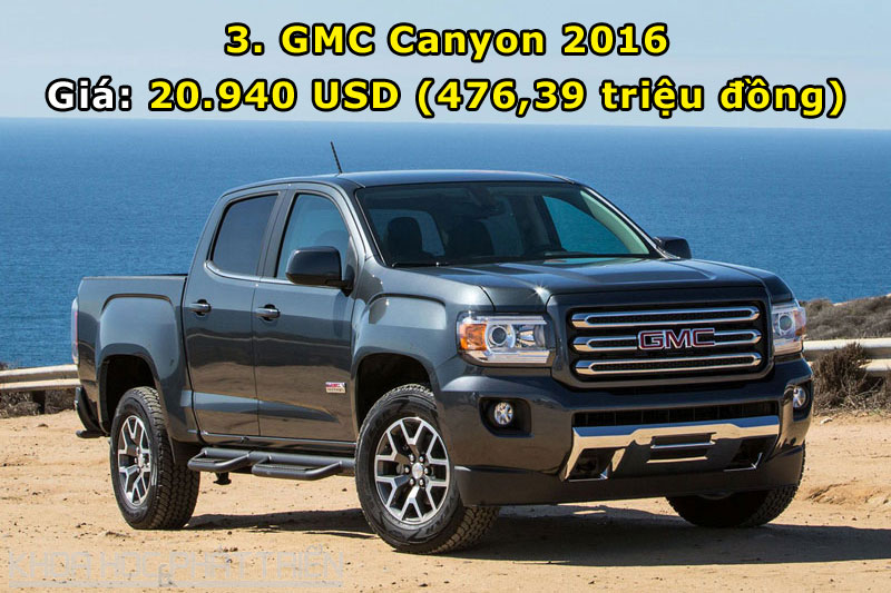 3. GMC Canyon 2016 phiên bản cơ sở.