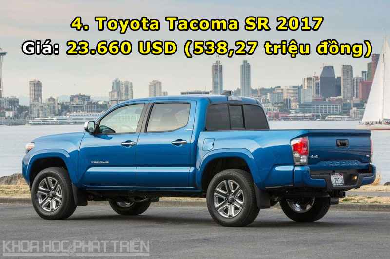 4. Toyota Tacoma SR 2017.