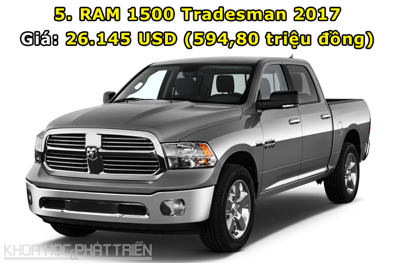5. RAM 1500 Tradesman 2017.