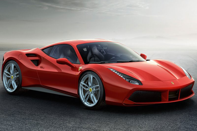 6. Ferrari 488 GTB 2016 (giá: 254.400 USD - tương đương 5,788 tỷ đồng).