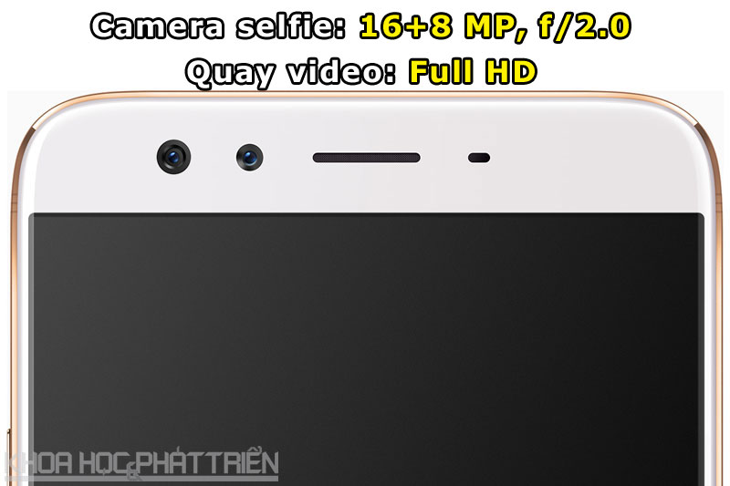 Bộ đôi máy ảnh “tự sướng” cho khả năng chụp ảnh selfie với góc rộng 120 độ cùng tính năng làm đẹp Beautify 4.0.