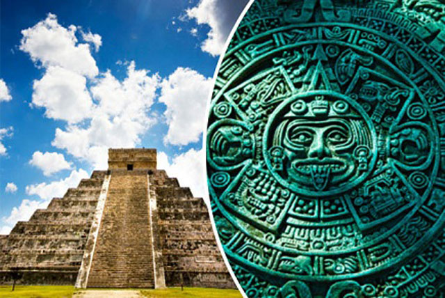 Công trình của người Maya ở Mexico.