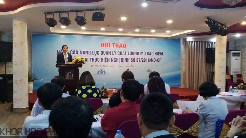 ông Nguyễn Hoài Linh - Phó Tổng cục trưởng Tổng cục TC-ĐL-CL phát biểu tại hội thảo