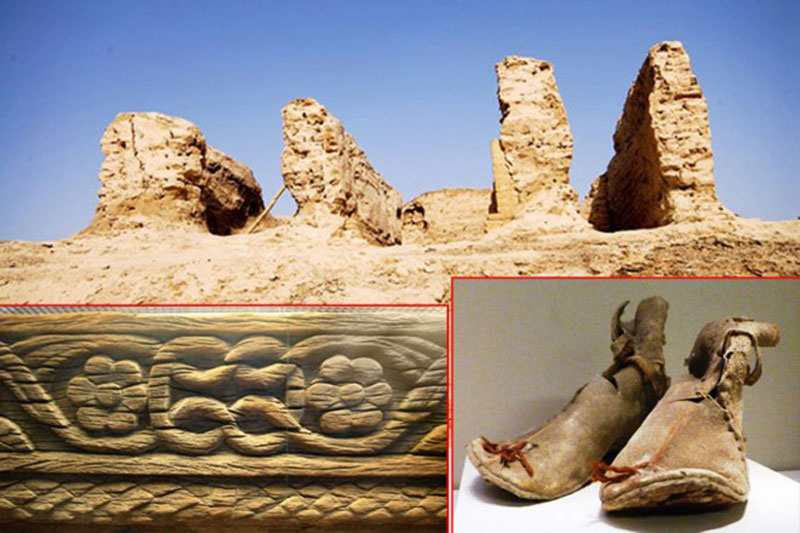 Các nhà khảo cổ phát hiện bức tường và vật dụng trong các ngôi mộ. (Nguồn: ntdtv.com)