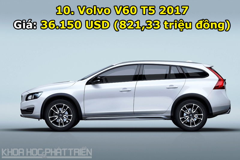 10. Volvo V60 T5 2017.