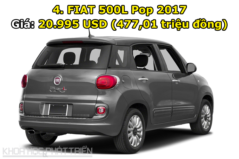 4. FIAT 500L Pop 2017.
