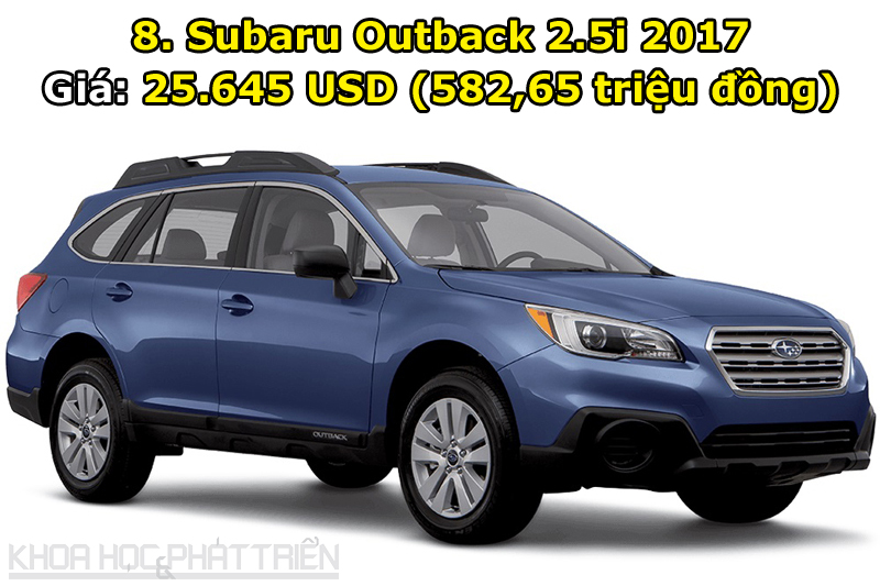 8. Subaru Outback 2.5i 2017.