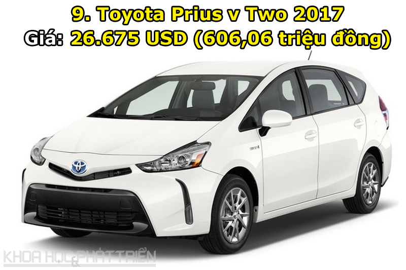 9. Toyota Prius v Two 2017.