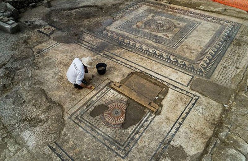 Nền móng của một công trình của thành phố cổ Ucetia huyền thoại. (Nguồn: sciencealert.com)