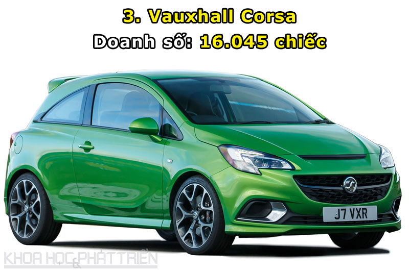 3. Vauxhall Corsa.