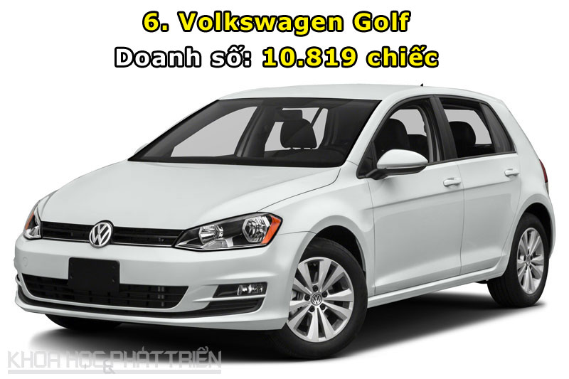 6. Volkswagen Golf.