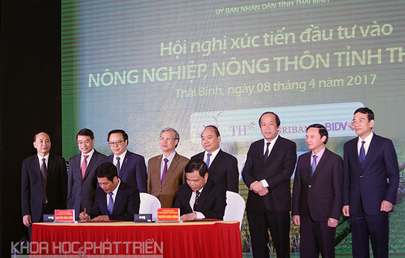  Bộ NN – PTNT cùng UBND tỉnh Thái Bình đã ký kết Chương trình phối hợp công tác đến năm 2020.