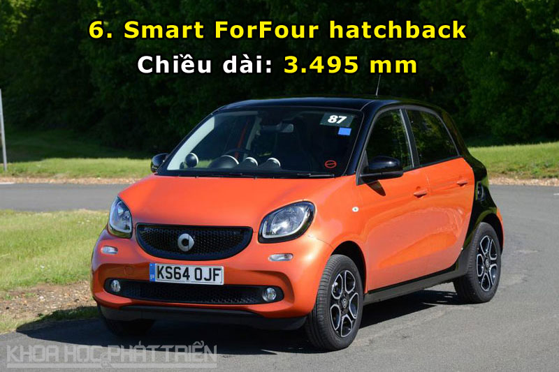 6. Smart ForFour hatchback.
