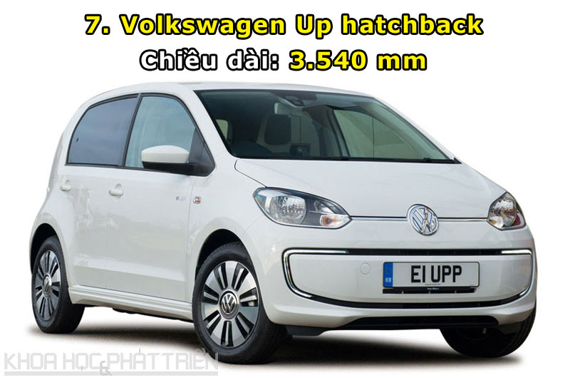 7. Volkswagen Up hatchback.