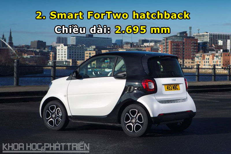 2. Smart ForTwo hatchback.
