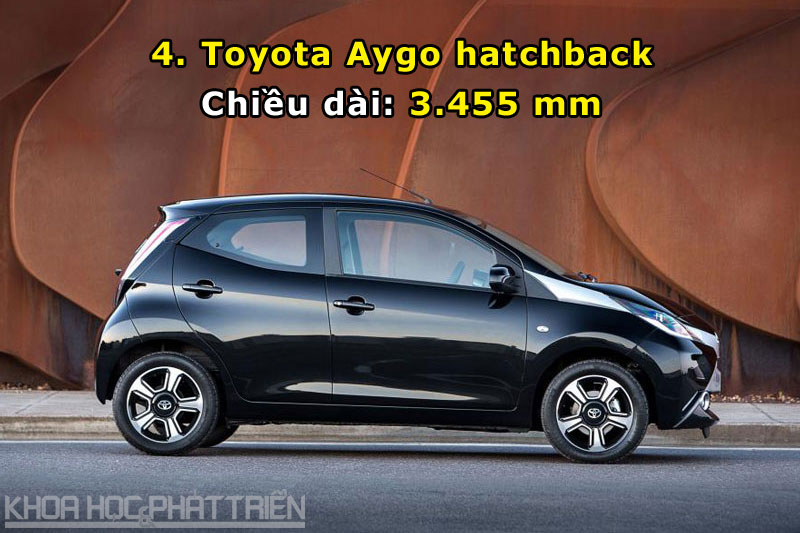 4. Toyota Aygo hatchback.