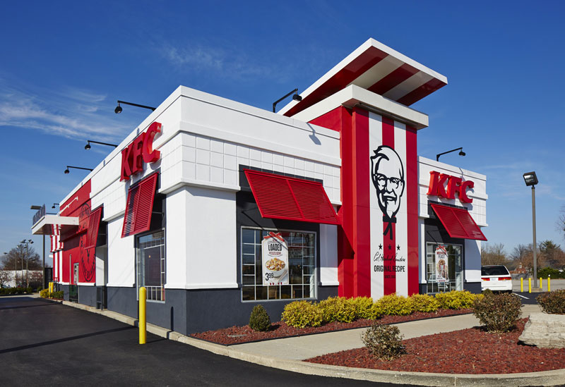4. KFC (Mỹ) - số cửa hàng: 19.420.