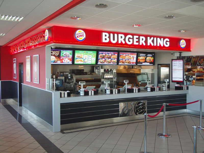 5. Burger King (Mỹ) - số cửa hàng: 15.000.