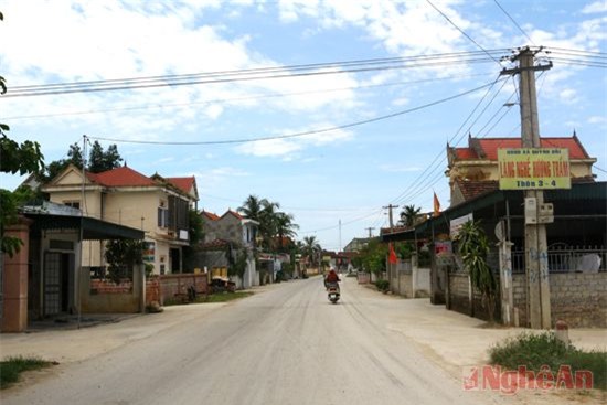 Một góc nông thôn mới Quỳnh Đôi - quê hương nhà cách mạng Hồ Tùng Mậu