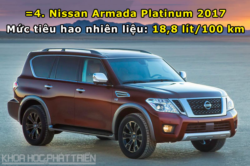 =4. Nissan Armada Platinum 2017.