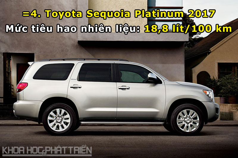 =4. Toyota Sequoia Platinum 2017.