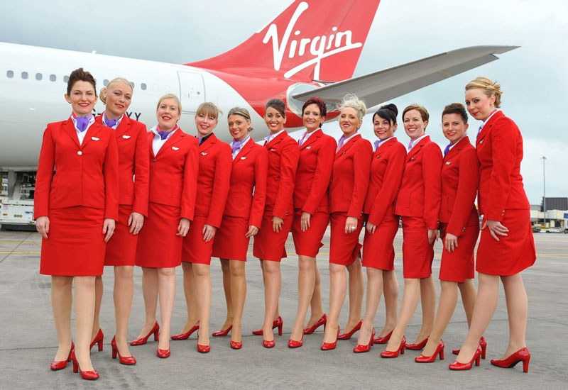 10. Virgin Atlantic. Hãng hàng không có trụ sở ở hạt West Sussex, Anh. Với trang phục thanh lịch cùng việc lựa chọn tiếp viên kỹ càng, hãng hàng không này nổi tiếng thế giới nhờ những tiếp viên xinh đẹp.