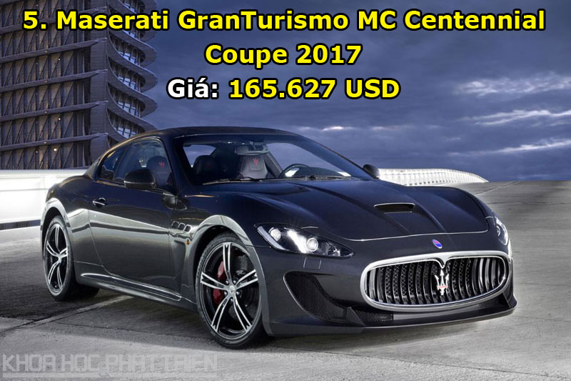 5. Maserati GranTurismo MC Centennial Coupe 2017.