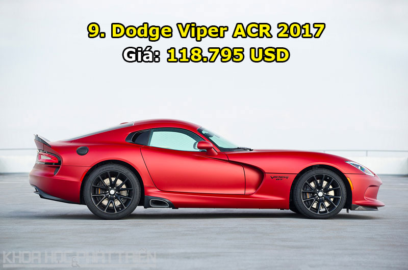 9. Dodge Viper ACR 2017.