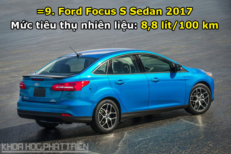 =9. Ford Focus S Sedan 2017.