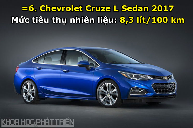 =6. Chevrolet Cruze L Sedan 2017.