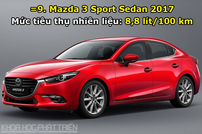 =9. Mazda 3 Sport Sedan 2017.