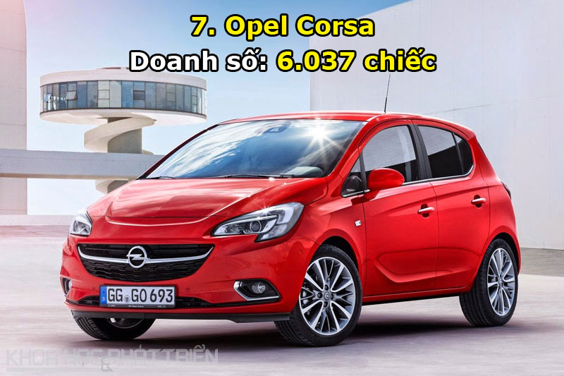 7. Opel Corsa.