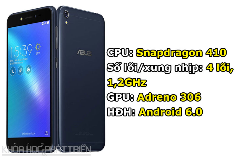 Asus ZenFone Live được tùy biến trên giao diện ZenUI 3.5.