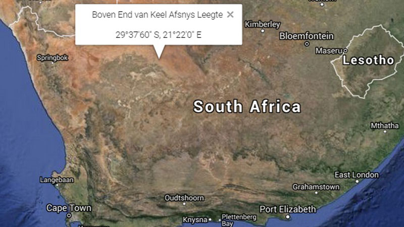 9. Bovenendvankeelafsnysleegte (27 ký tự). Trang trại nằm ở Upper Karoo ở Bắc Cape, Nam Phi. Đây là một trong những địa danh lâu nhất trên thế giới. Địa danh này bắt nguồn từ tiếng Afrikaans.