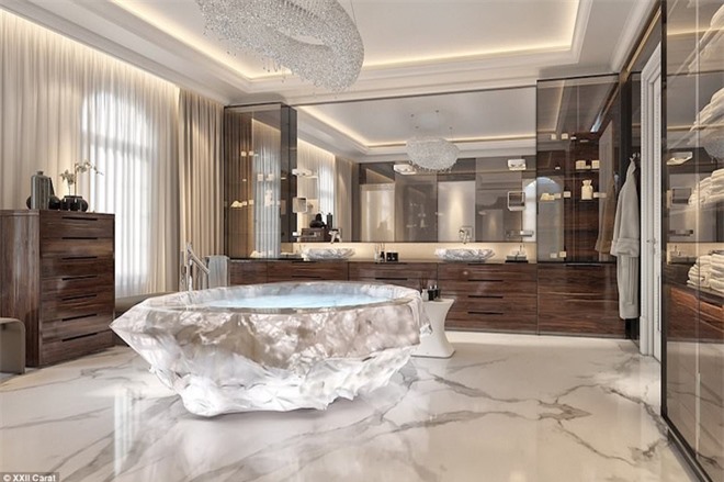 Bồn tắm triệu đô dành riêng giới nhà giàu ở Dubai
