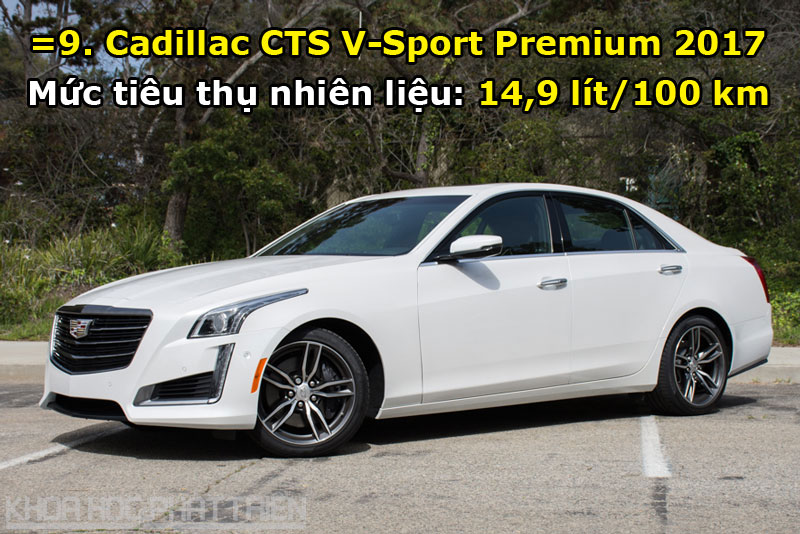 =9. Cadillac CTS V-Sport Premium 2017.